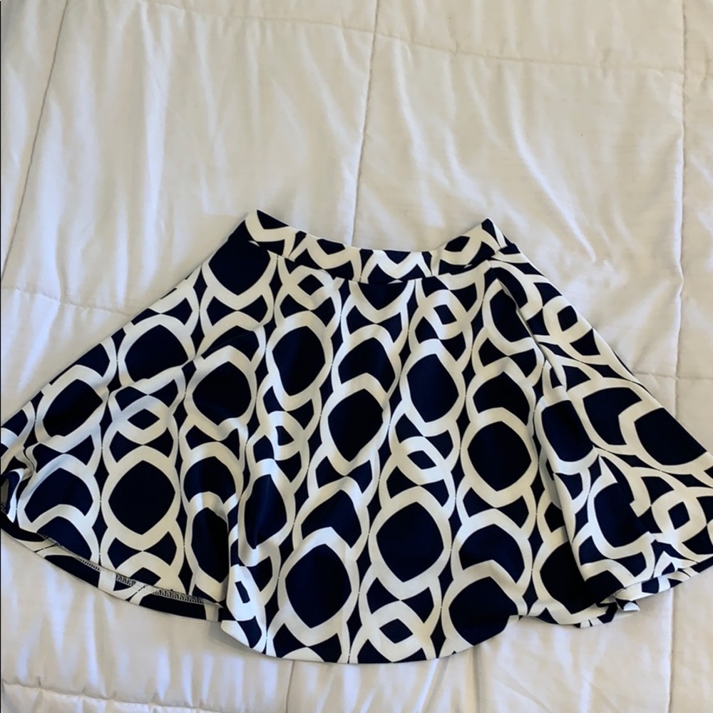 Print skirt | two piece set | Aqua | small